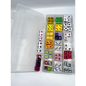 Marvel/DC Dice Masters Lot of 88 Dice in Box Pre-Owned Clean and No Issues